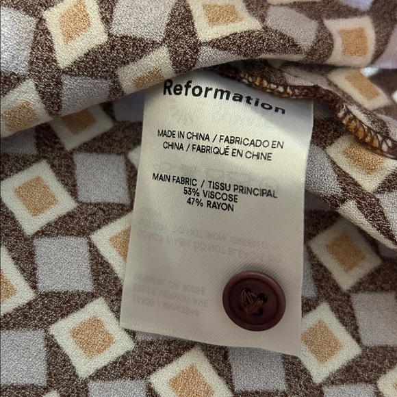 Reformation Button Down Top - Picture 6 of 7